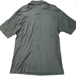Amen Corner Masters Golf Polo Shirt Men's‎ Large Green Herringbone Logo